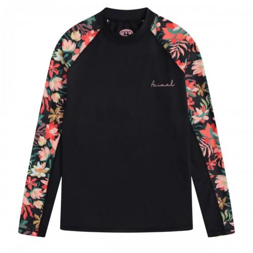 Animal Womens/Ladies Lillie Printed Panelled Rash Top