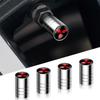 4Pcs Car Styling Metal Tire Valve Stem Caps Rim Accessories For Space Star Lancer 9 Outlander Xl Eclipse Cross Asx EX