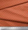 Soimoi Japan Crepe Satin Fabric Dot & Leaves Small Motif Shirting Print Fabric by the Metre 42 Inch