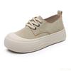 Women's casual thick sole height increasing spring new fashion versatile white shoes simple comfortable daily women's shoes