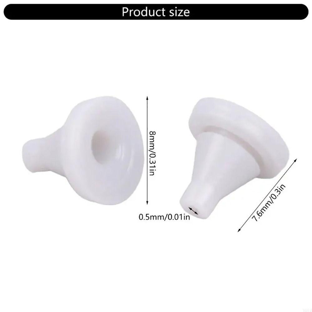 50Pcs Silicone Shower Head Spout Parts Rubber Sprinkler Nozzle Nipple  for 4mm Opening Size