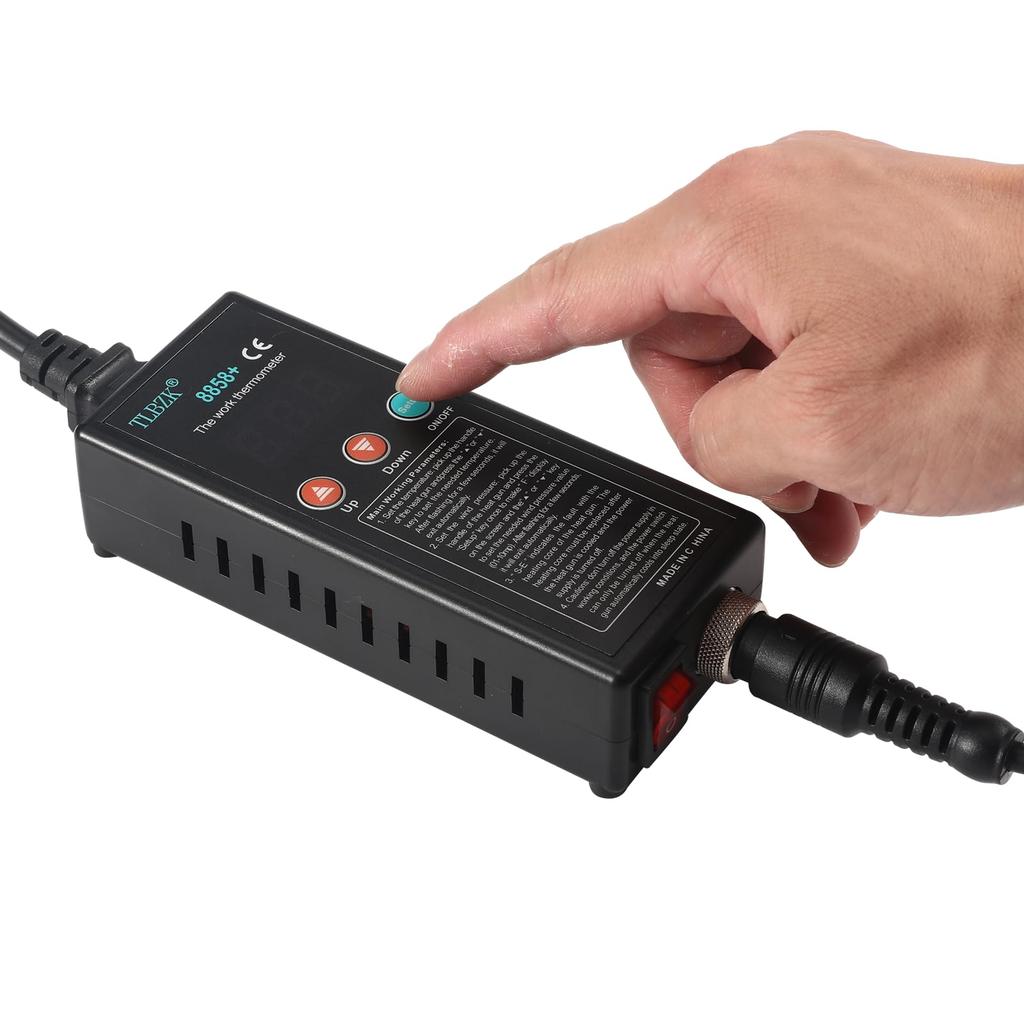TLBZK Hot Air Soldering Station SMD Welding Rework Digital Display Heat Gun
