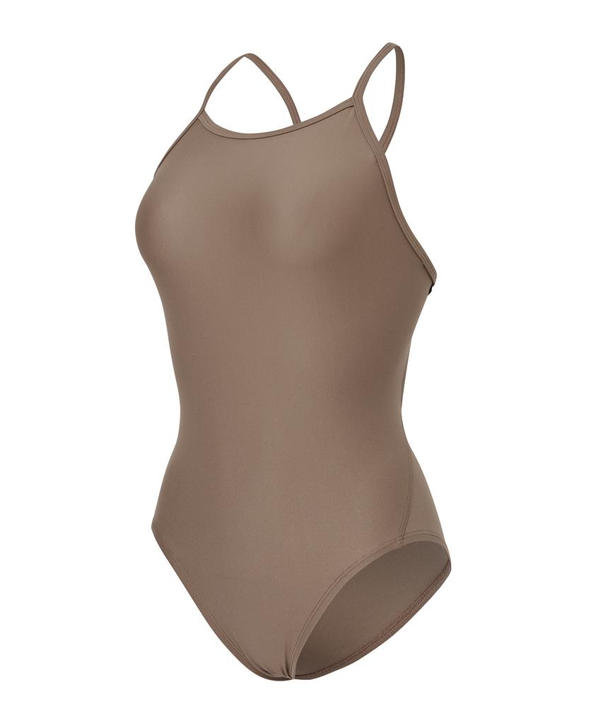 Laelliseupocheu [Osla708 Brn] Solid Sturdy X-Back Brown
