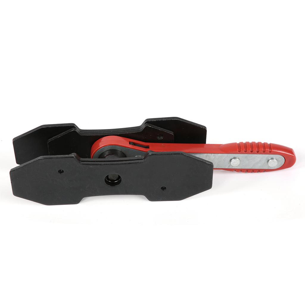 Car Ratchet Brake Piston Spreader Rustproof Steel Red Black Thicker Braking Device with 2 Clamp Pieces