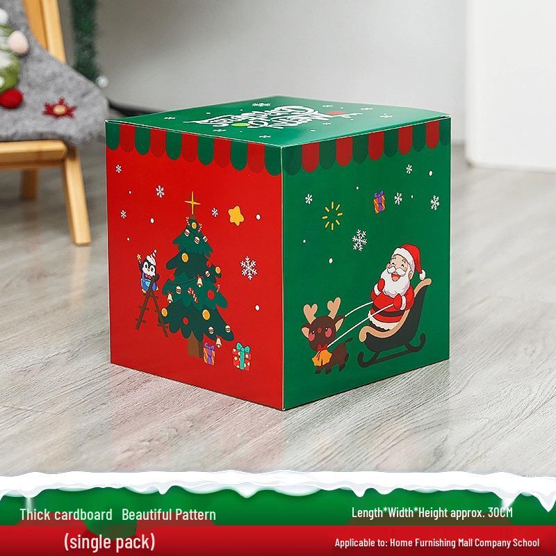 Christmas Eve Gift Box Display: Festive Decoration for Stores and Malls