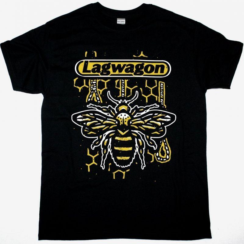 Lagwagon Hang Bee Band T-Shirt Punk Rock Tee S разноцветный