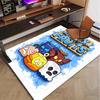 Tapis en Polyester Blox Fruit, Tapis d'Intérieur Doux pour Chaise de Bureau, Salon, Bureau d'Ordinateur - Design de Tapis Décoratif pour Bureau à Domicile