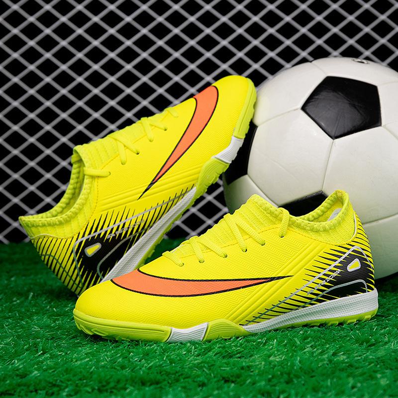 Thorn 15 children's high-top football shoes men's artificial turf long nails broken nails training shoes