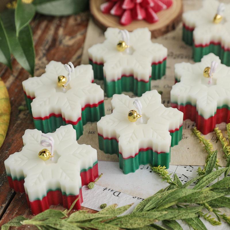 3D Snowflake-shaped Aromatherapy Candles, Silicone Molds, Handmade Soap, Plaster Crafts, Home Decor Molds.