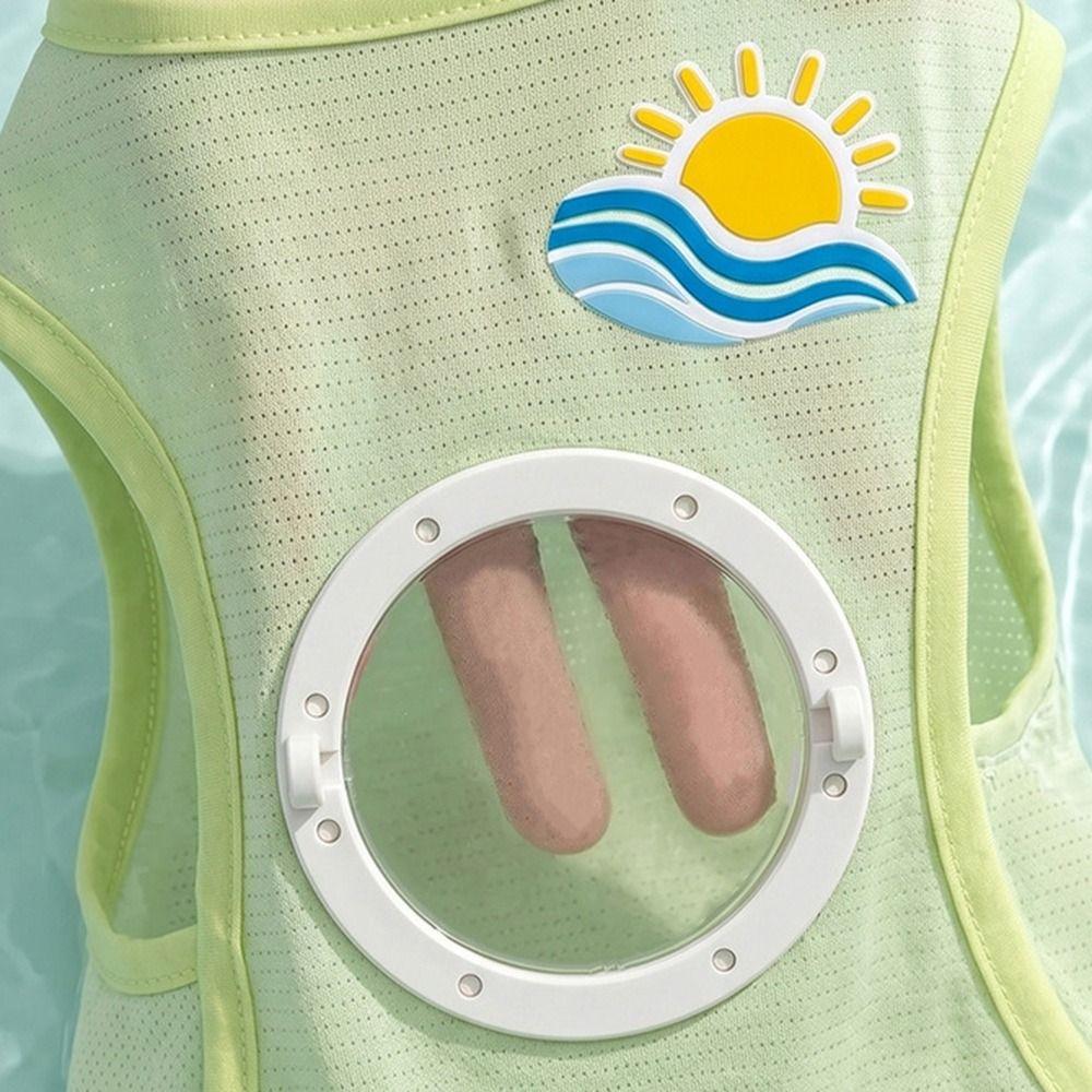 USB Charging Cooling Dog Vest Polyester Dog Fan Vest N Pet Cooling Vest Photo Props
