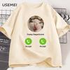 Department Funny Cat Meme T Shirt Cotton Short Sleeves Men's T Shirt Harajuku Summer Streetwear Men's Clothes Loose Tees