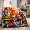 1Pc Lion Collage Blanket Soft And Comfortable Casual Warm Camping Travel Christmas Halloween Xmas Gift M924505