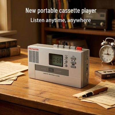 Bluetooth Verici ve Kaydedici ile Aiwa T8 Retro Kaset Çalar