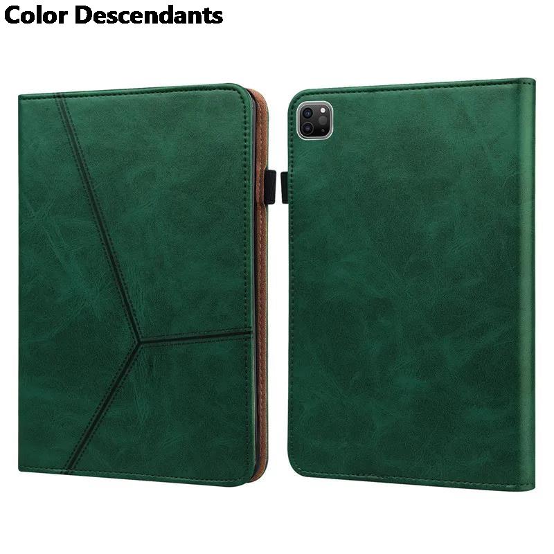 

Funda For iPad Pro M4 Case Luxury PU Leather Wallet Stand Tablet For Coque iPad Pro 13 2024 Pro 11 inch 2024 Case Cover For iPad Pro 11 2024 зелений