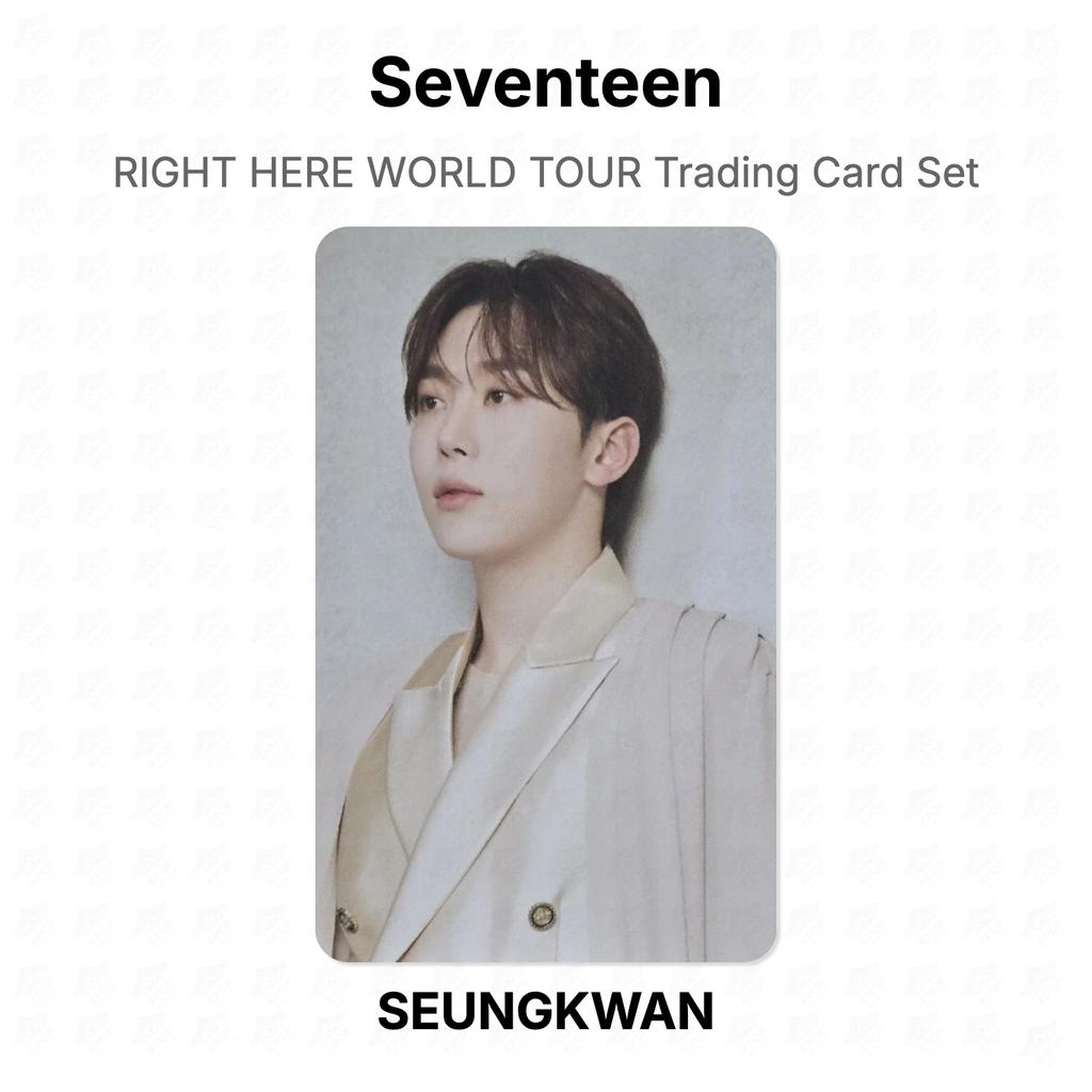 Seventeen RIGHT HERE WORLD TOUR Trading Card Set Official Photocard