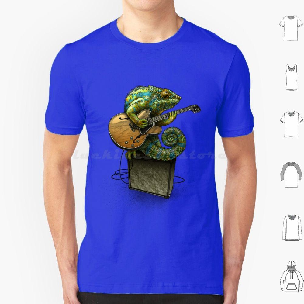 Chameleon Plays The Blues Plus A Few Other Colors Essential T Shirt Big Size 100 Cotton Chameleon Plays The Blues Plus A