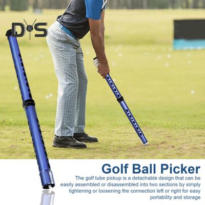 Çıkarılabilir Golf Topu Toplayıcı Alüminyum Alaşımlı Golf Topu Toplayıcı Shag Tüp Top Shagger Toplayıcı 21 Top Tutar