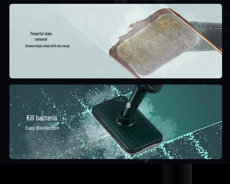 Korean High-Power 1500W Steam Mop with 5m Cord - Handheld Dust Removal