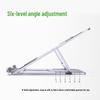 Adjustable Aluminum Laptop Stand: Foldable, Portable Cooling Desk for Office & Gaming