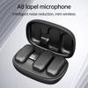 Wireless Lavalier Microphone AI Noise Cancelling High Fidelity for Video Music Singing Recording