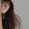 D VVS1 Moissanite Drop Earrings S925 Sterling Silver with GRA Certified Wedding Long Tassel Diamond Earring For Women