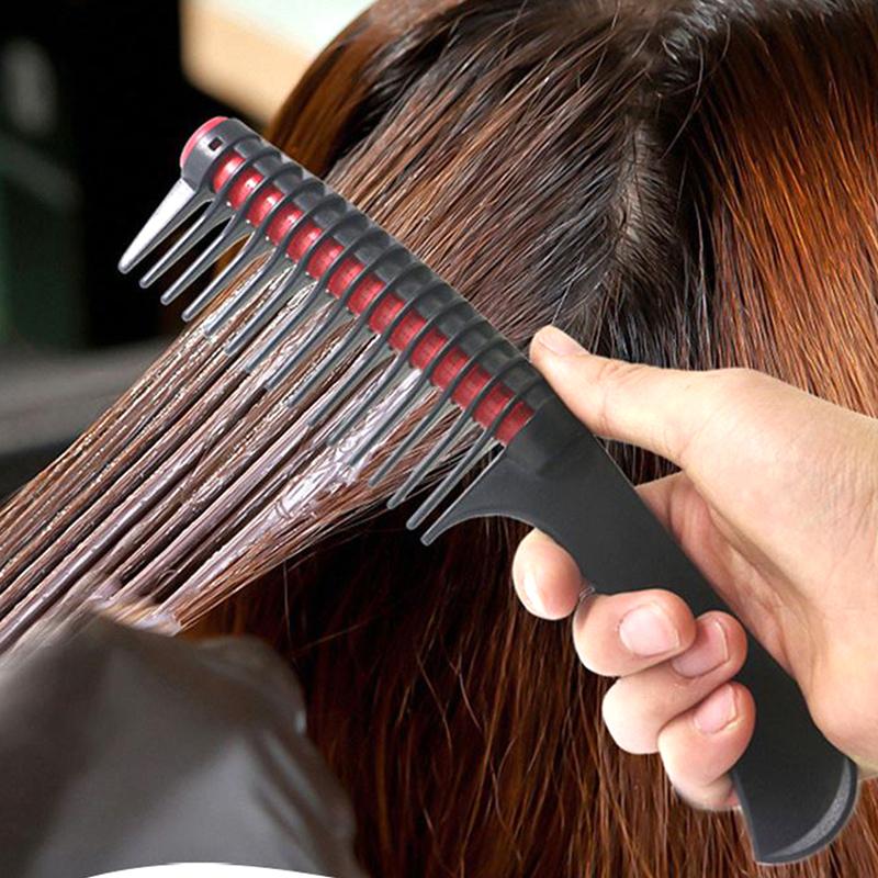 Buy Professional Wide Tooth Hair Comb Brush Anti Static Salon Barber ...