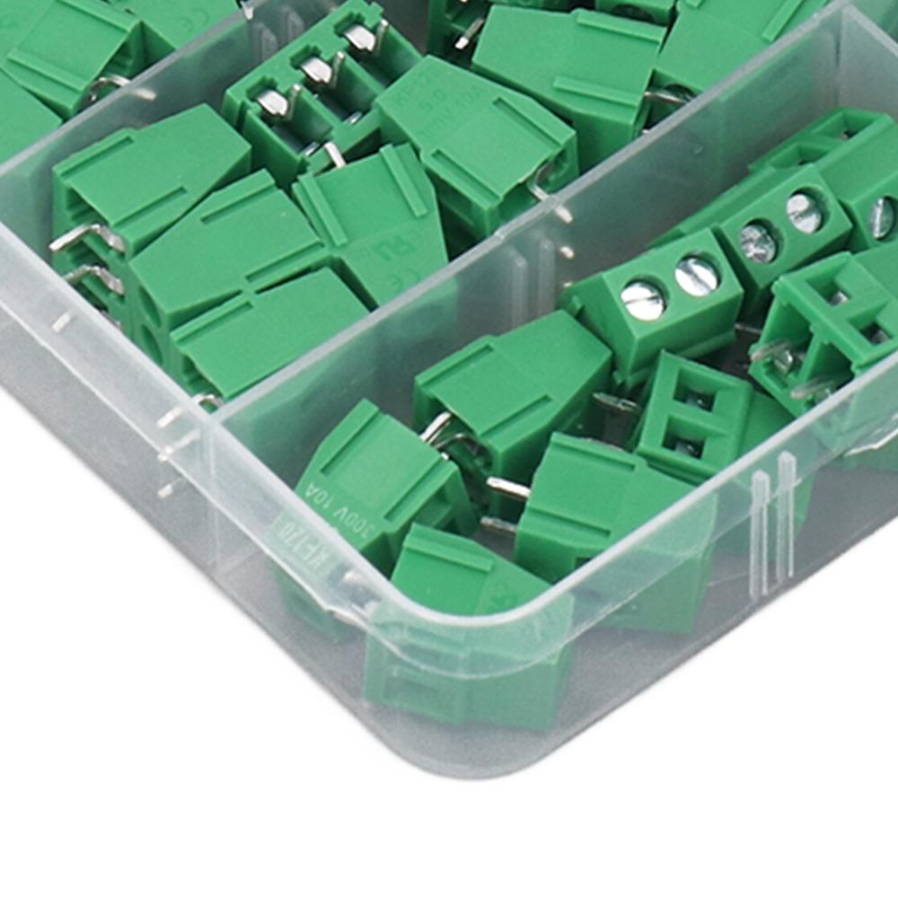 80 BUC KF128 2P 3P Bloc Terminal cu Șurub Pas 5mm Conector Terminal de Cablare Proiecte Electrice