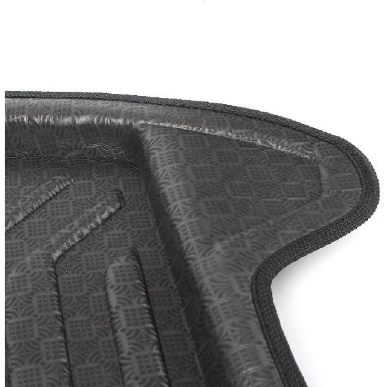 Mallofusa Kofferraumwanne Ladeboden Kofferraumbodenmatte Kompatibel für Ford Fiesta Schrägheck 2009 2010 2011 2012 2013 2014 2015 2016 2017 Schwarz