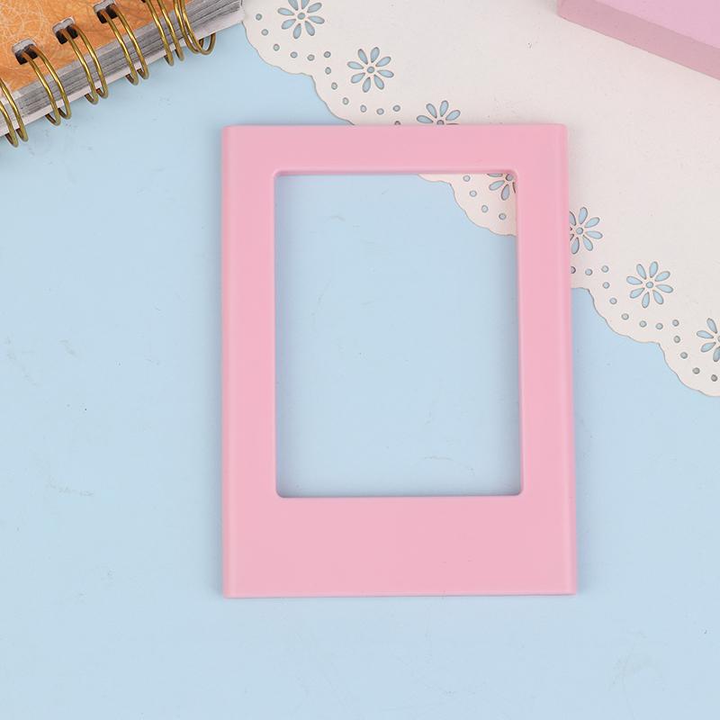 Magnetic Picture Frames For Refrigerator 3 Inch Fridge Color Photo Frame Magnets Album For Instax Mini Film Photo Frames Papers