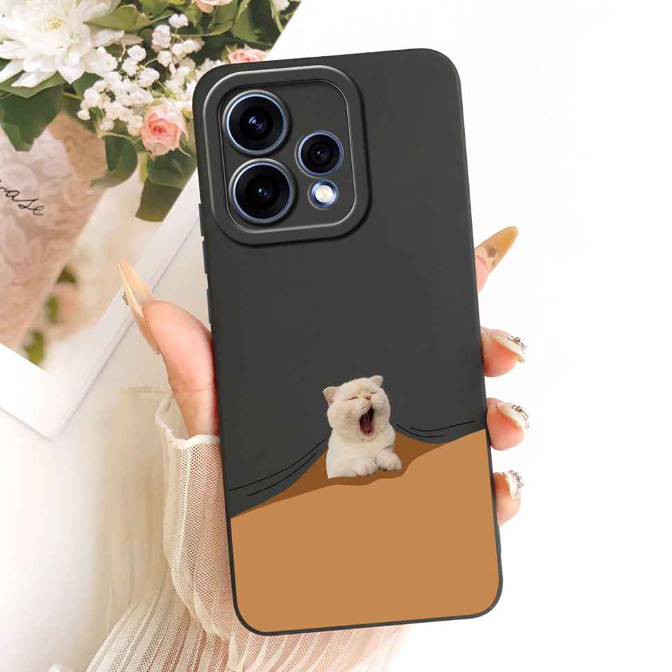 For Oppo Reno15 5G Case CPH2825 ilicone Back Cover For Oppo Reno 15C Reno15c 5G Cute Panda Cartoon Phone Cases Shockproof