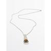 Stone Detail Geometric Pendant 04602627808