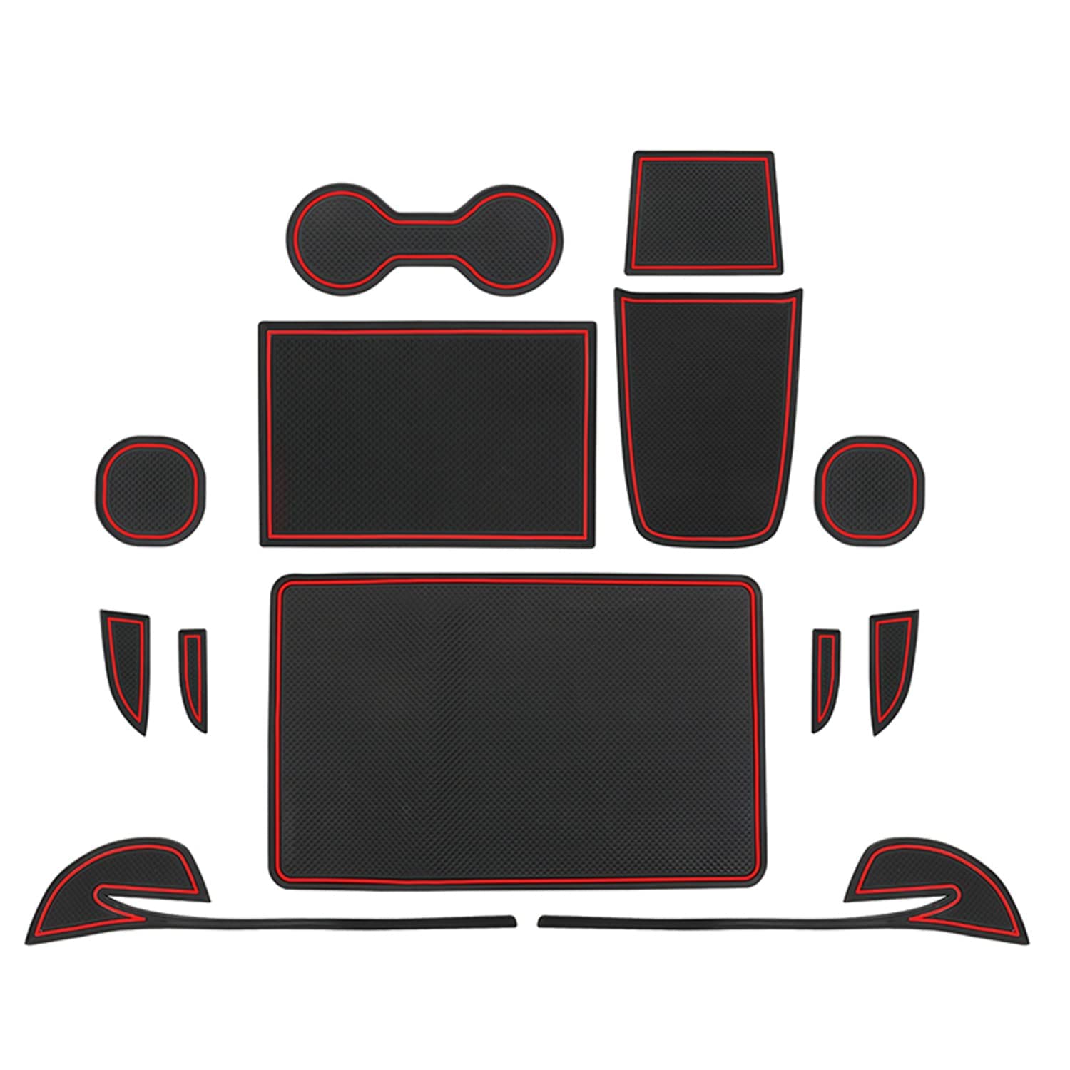 

ruiya Новый Toyota Aqua 2-го поколения 2021 Коврик резиновый для салона Резиновый коврик Специальная накладка Новые аксессуары для Aqua Коврик в карман Защита от царапин Шум