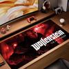 HYBXAXC Mouse Pad Wolfenstein Mousepad Large Keyboard Desk Mat Gaming Mouse Pad LockEdge Non-slip Mat Keyboard Mousepad 90x40