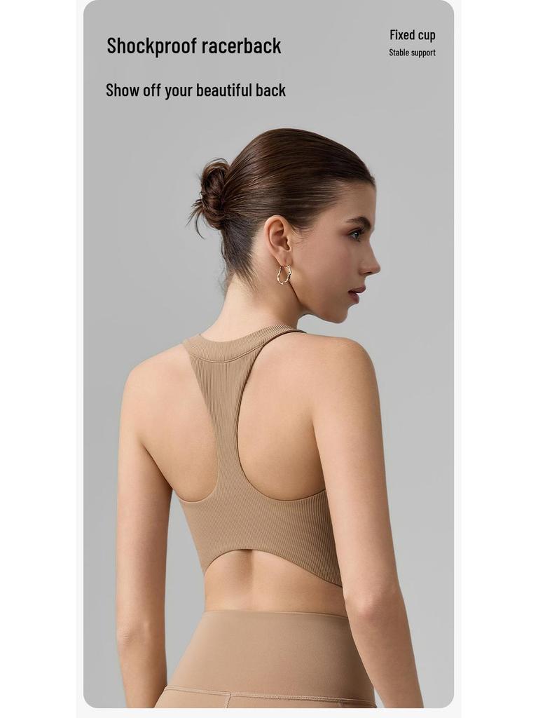 Women's High-Intensity Yoga Set: Zipper Sports Bra & Mesh Leggings with Pocket