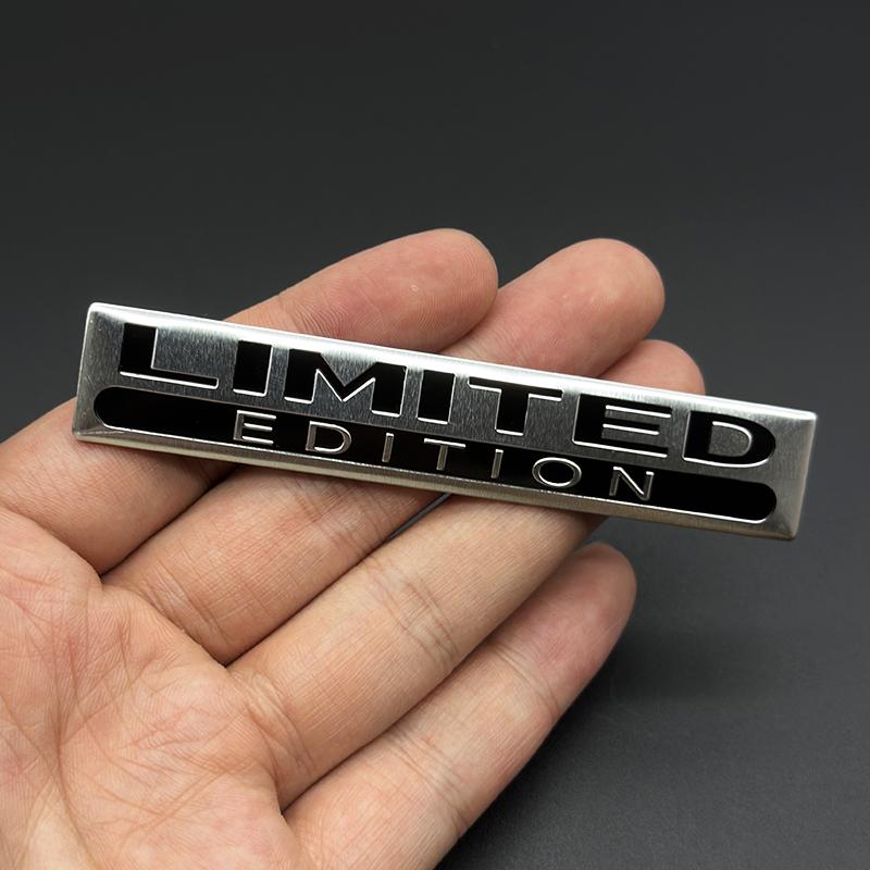

3d Aluminum Logo Limited Edition Emblem Sticker Car Motorcycle Decal Interior Exterior Decor Badge Auto Styling Accessories