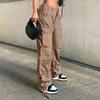 Autumn And Winter Street Hip-hop Style Low Waist Work Clothes Cowboy Pants Women