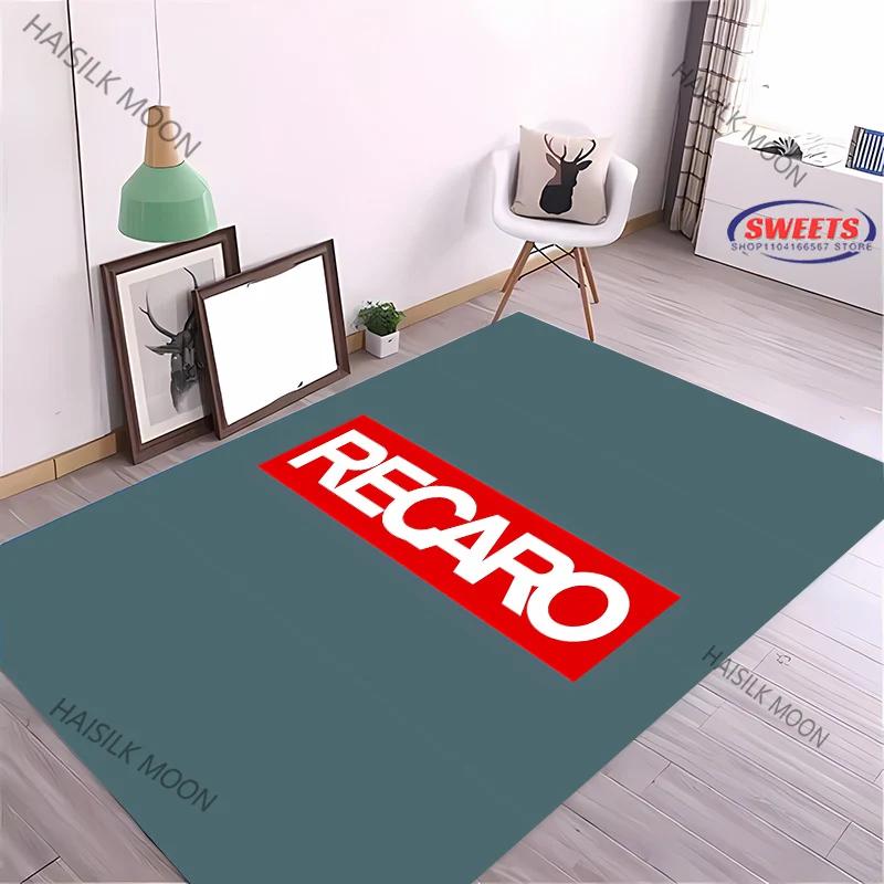

13 Styles R-Recaro Logo Pattern Printed Rug for Living Room, Bedroom, Office, Large Area,Stain Resistant Carpet,Stylish Gift Mat 40x60cm