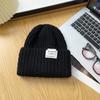 The Large Head Girdle Warm Ear Protecting Knitted Cap Is Fashionable and Versatile Making Your Face Look Good. The Small Woolen Cap Keeps You Warm