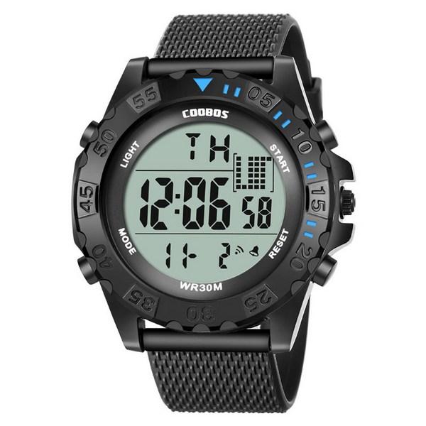 COOBOS Sports Electronic Wristwatch Waterproof Watch Soldier,Korean Popular Watches