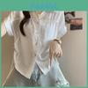 Sleeveless Baseball Jacket With Soft Satin Fabric And Stand Collar For Spring Youth Fashion