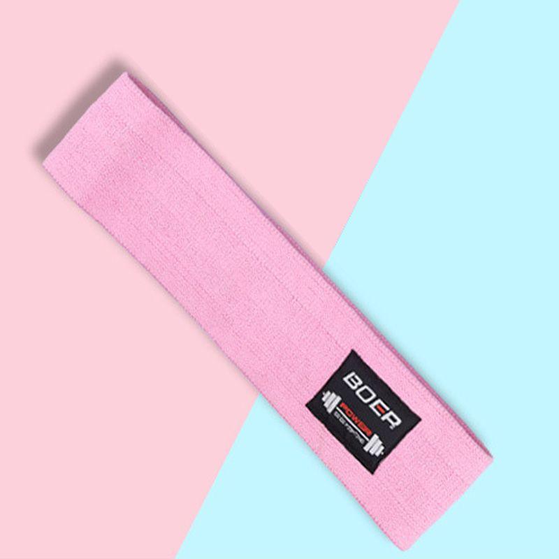 

Exercise Band Elastic Band Women s Squat Resistance Band Yoga Tension Strap Open Shoulder Hip Training Elastic Force Circle Fitness Hip Beauty Ring Pink-M code [suitable for weight below 55.00kg]]