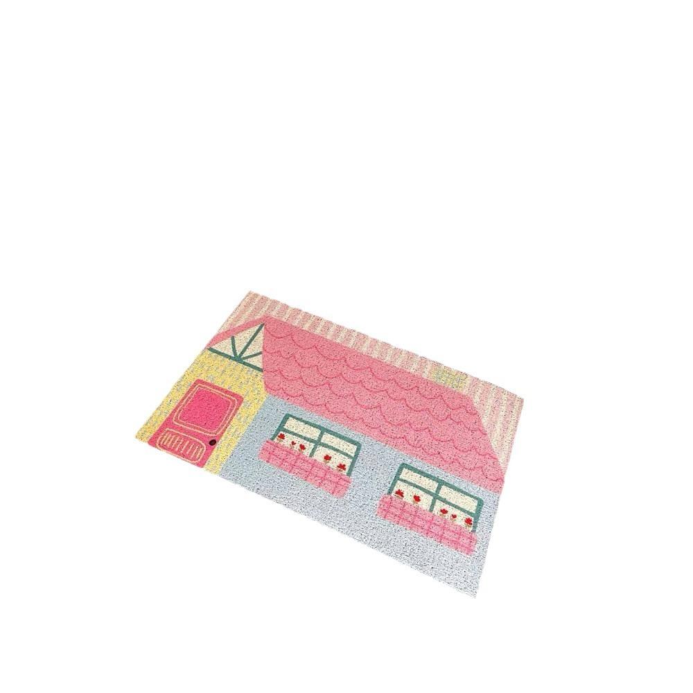 With The Wind and Haiyuan Chuang Cream Korean Wind Entry Mat Non-slip Scraping Sand Foot Mat Entrance Silk Ring Mat Dirt Resistant Cut