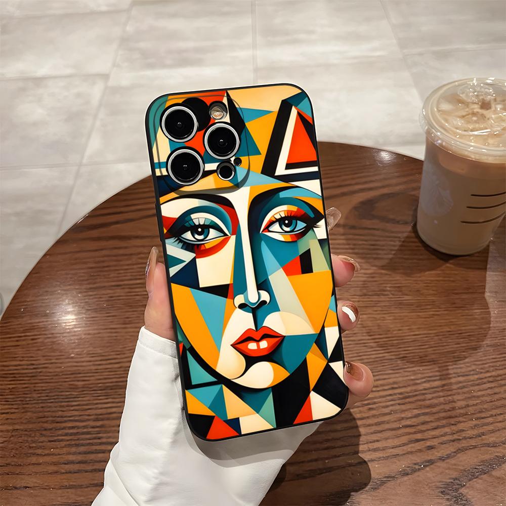 Art Pablo Picasso Cubism Phone Case For 15 Pro Max Iphone 14 Pro Max 12 16 13 Pro 11 Xr X Xs 8 7 Plus Silicone Back Cover