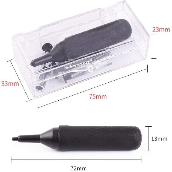 Jiayouy 2-Piece Vacuum Sucking Pen IC SMD Pick Up Set for precision component placement with Interchangeable Tips and Cups
