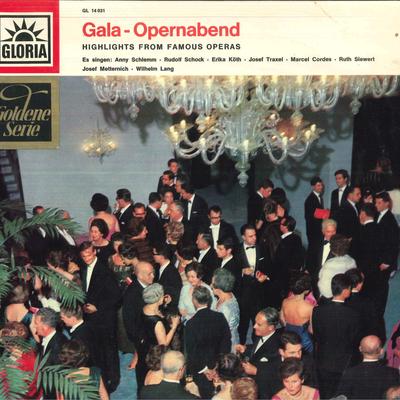 LP ANNY SCHLEMM, RUDOLF SCHOCK, ERIKA - Gala - Opernavond GL14031 GLORIA Duitsland Klassiek Gebruikt