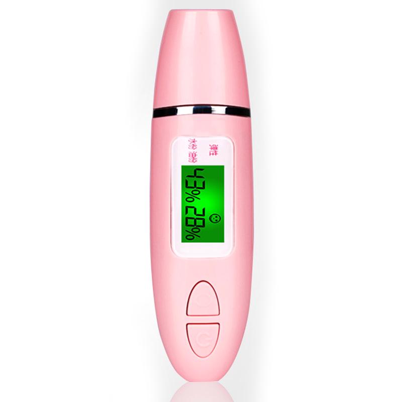Цифровой детектор кожи с ЖК-дисплеем, портативный анализатор кожи, тестер влажности и жирности кожи, аппарат для анализа Pink #1