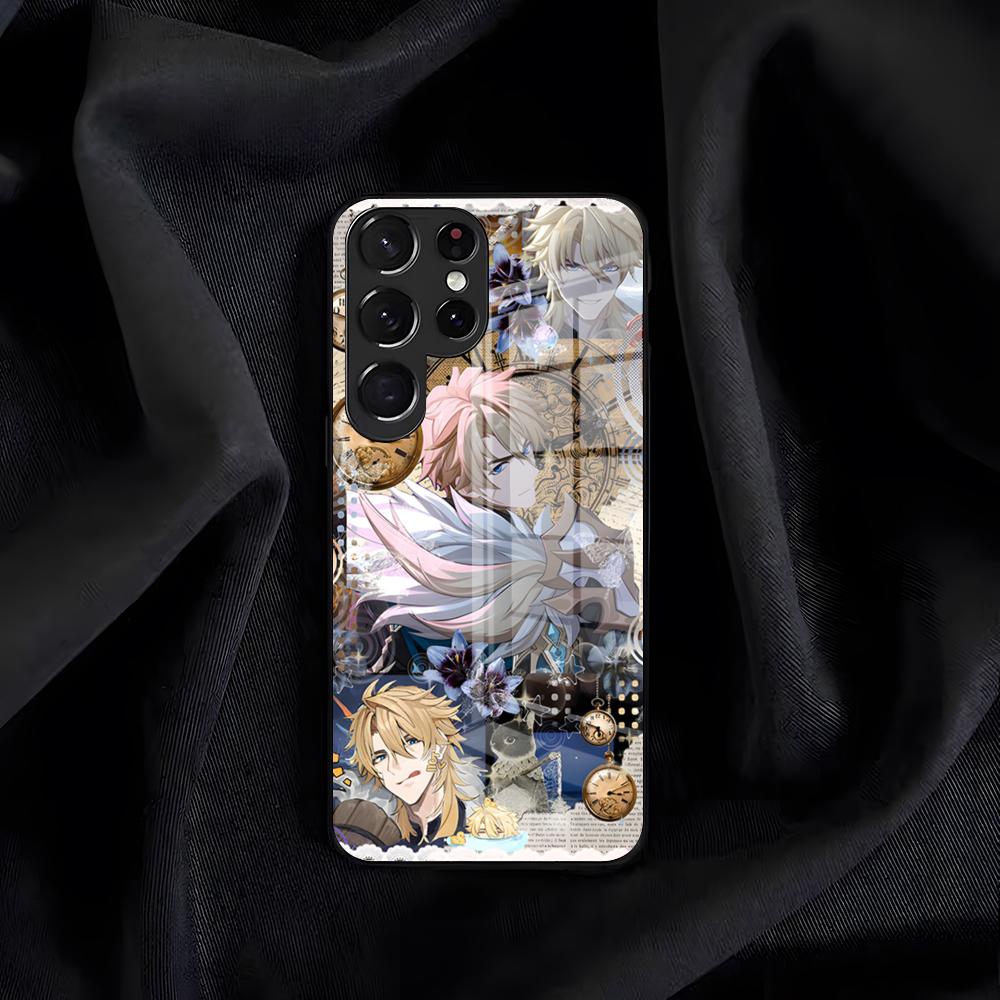 Varka Genshin Impact Phone Case For Samsung S26 S25 Edge S24 S23 S22 S21 S20 Ultra Plus FE Glass Cover