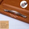 KAK European Zinc Alloy Cabinet Handles Wadrobe Door Pulls Drawer Knobs Kitchen Cupboard Handles Furniture Handle Hardware