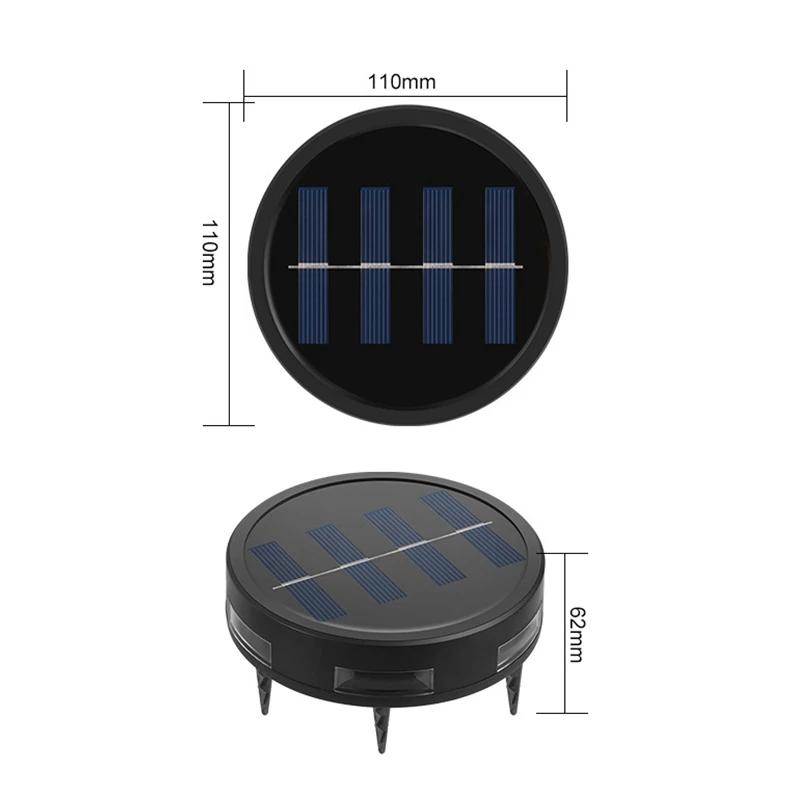 LED Solar Light Outdoor Sunlight Underground Light Lawn Spotlight Deck Garden Buried Lights Pathway Decoration Landscape Lamp