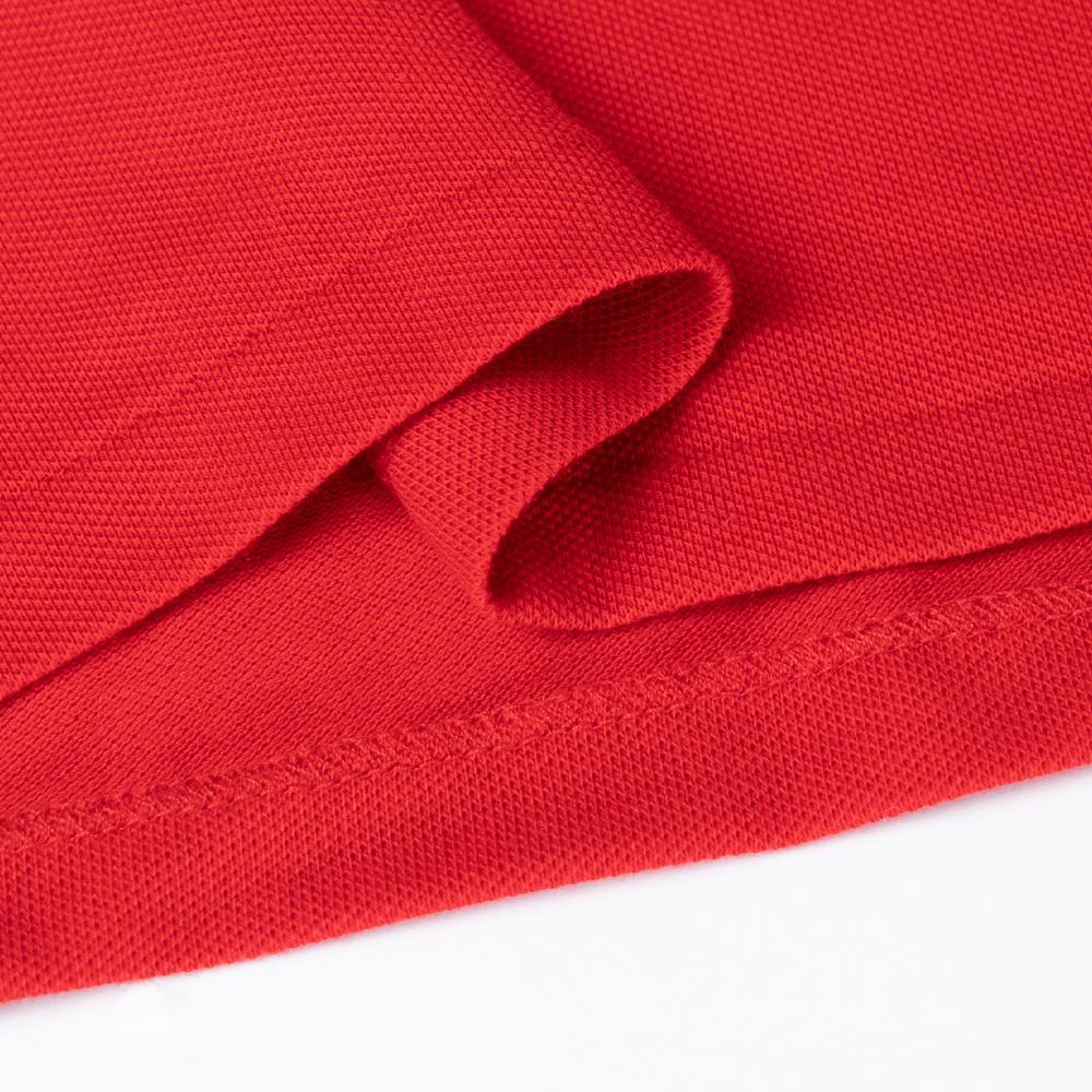 Polo Ralph Lauren SS23 Solid Color Single-Breasted Straight Fit Casual Short Sleeve Polo Shirt Women Tops Red 211870245-004